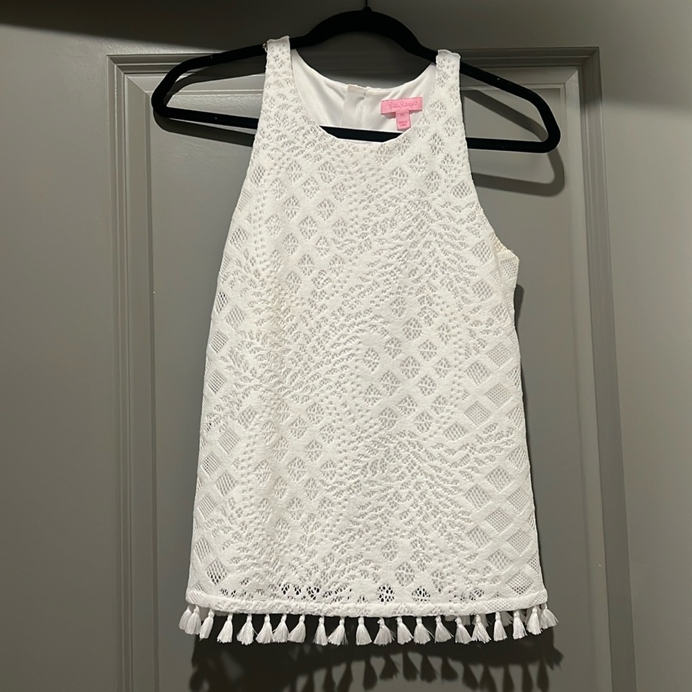White Lilly Pulitzer Tank top
